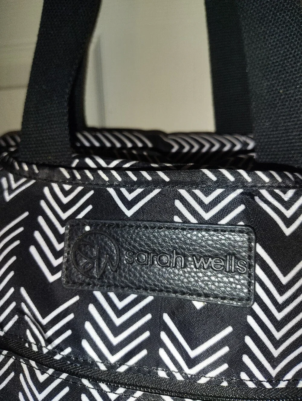 Sarah Wells-Kelly Breast Pump Backpack (B&W)